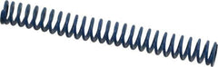 Associated Spring Raymond - 3/8" Hole Diam, 3/16" Rod Diam, 3" Free Length, Blue Die Spring - 31.5 Lb Max Deflection, 1.5" Max Deflection, Medium Duty, Chromium Alloy Steel - Industrial Tool & Supply