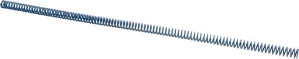 Associated Spring Raymond - 3/8" Hole Diam, 3/16" Rod Diam, 12" Free Length, Blue Die Spring - 36 Lb Max Deflection, 6" Max Deflection, Medium Duty, Chromium Alloy Steel - Industrial Tool & Supply