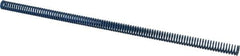 Associated Spring Raymond - 1/2" Hole Diam, 9/32" Rod Diam, 12" Free Length, Blue Die Spring - 42 Lb Max Deflection, 6" Max Deflection, Medium Duty, Chromium Alloy Steel - Industrial Tool & Supply