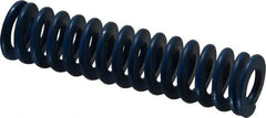 Associated Spring Raymond - 3/4" Hole Diam, 3/8" Rod Diam, 3" Free Length, Blue Die Spring - 144 Lb Max Deflection, 1.5" Max Deflection, Medium Duty, Chromium Alloy Steel - Industrial Tool & Supply