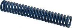 Associated Spring Raymond - 3/4" Hole Diam, 3/8" Rod Diam, 4-1/2" Free Length, Blue Die Spring - 144 Lb Max Deflection, 2.25" Max Deflection, Medium Duty, Chromium Alloy Steel - Industrial Tool & Supply