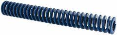 Associated Spring Raymond - 3/4" Hole Diam, 3/8" Rod Diam, 5-1/2" Free Length, Blue Die Spring - 151.3 Lb Max Deflection, 2.75" Max Deflection, Medium Duty, Chromium Alloy Steel - Industrial Tool & Supply