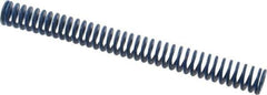 Associated Spring Raymond - 3/4" Hole Diam, 3/8" Rod Diam, 7-1/2" Free Length, Blue Die Spring - 142.5 Lb Max Deflection, 3.75" Max Deflection, Medium Duty, Chromium Alloy Steel - Industrial Tool & Supply