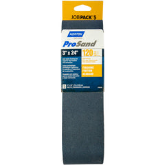 3″ × 24″ NorZon R811 Portable Belt 120 Grit Zirconia Alumina - Industrial Tool & Supply
