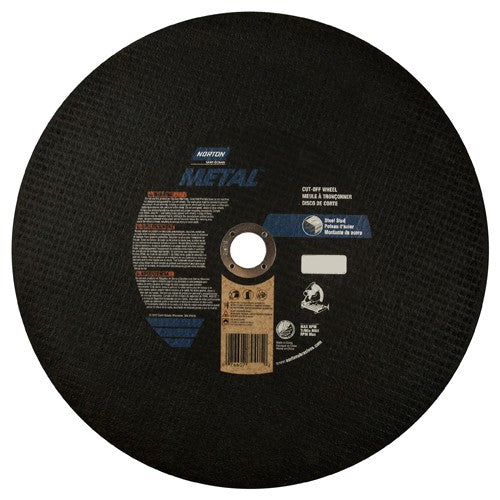 14″ × 7/64″ × 1″ Metal Chopsaw Cut-Off Wheel Type 01 Straight 36 Grit Aluminum Oxide - Industrial Tool & Supply