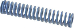 Associated Spring Raymond - 1-1/4" Hole Diam, 5/8" Rod Diam, 6" Free Length, Blue Die Spring - 360 Lb Max Deflection, 3" Max Deflection, Medium Duty, Chromium Alloy Steel - Industrial Tool & Supply