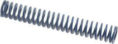 Associated Spring Raymond - 1-1/4" Hole Diam, 5/8" Rod Diam, 8" Free Length, Blue Die Spring - 352 Lb Max Deflection, 4" Max Deflection, Medium Duty, Chromium Alloy Steel - Industrial Tool & Supply