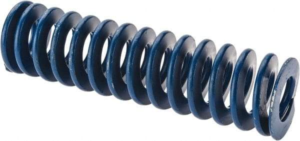 Associated Spring Raymond - 1-1/2" Hole Diam, 3/4" Rod Diam, 5-1/2" Free Length, Blue Die Spring - 508.8 Lb Max Deflection, 2.75" Max Deflection, Medium Duty, Chromium Alloy Steel - Industrial Tool & Supply