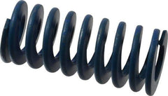 Associated Spring Raymond - 2" Hole Diam, 1" Rod Diam, 4-1/2" Free Length, Blue Die Spring - 1192.5 Lb Max Deflection, 2.25" Max Deflection, Medium Duty, Chromium Alloy Steel - Industrial Tool & Supply