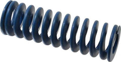 Associated Spring Raymond - 2" Hole Diam, 1" Rod Diam, 6" Free Length, Blue Die Spring - 1170 Lb Max Deflection, 3" Max Deflection, Medium Duty, Chromium Alloy Steel - Industrial Tool & Supply