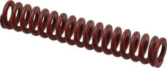 Associated Spring Raymond - 3/8" Hole Diam, 3/16" Rod Diam, 2" Free Length, Red Die Spring - 37 Lb Max Deflection, 0.74" Max Deflection, Medium Heavy Duty, Chromium Alloy Steel - Industrial Tool & Supply