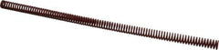 Associated Spring Raymond - 1/2" Hole Diam, 9/32" Rod Diam, 12" Free Length, Red Die Spring - 53.3 Lb Max Deflection, 4.44" Max Deflection, Medium Heavy Duty, Chromium Alloy Steel - Industrial Tool & Supply