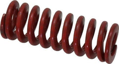 Associated Spring Raymond - 3/4" Hole Diam, 3/8" Rod Diam, 2" Free Length, Red Die Spring - 183.5 Lb Max Deflection, 0.74" Max Deflection, Medium Heavy Duty, Chromium Alloy Steel - Industrial Tool & Supply