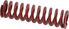 Associated Spring Raymond - 3/4" Hole Diam, 3/8" Rod Diam, 2-1/2" Free Length, Red Die Spring - 177.6 Lb Max Deflection, 0.93" Max Deflection, Medium Heavy Duty, Chromium Alloy Steel - Industrial Tool & Supply