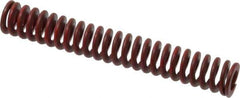 Associated Spring Raymond - 3/4" Hole Diam, 3/8" Rod Diam, 5" Free Length, Red Die Spring - 166.5 Lb Max Deflection, 1.85" Max Deflection, Medium Heavy Duty, Chromium Alloy Steel - Industrial Tool & Supply