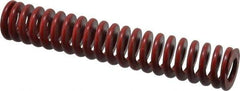 Associated Spring Raymond - 1-1/4" Hole Diam, 5/8" Rod Diam, 7" Free Length, Red Die Spring - 518 Lb Max Deflection, 2.59" Max Deflection, Medium Heavy Duty, Chromium Alloy Steel - Industrial Tool & Supply