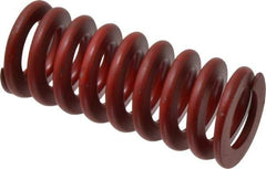 Associated Spring Raymond - 1-1/2" Hole Diam, 3/4" Rod Diam, 3-1/2" Free Length, Red Die Spring - 683.8 Lb Max Deflection, 1.3" Max Deflection, Medium Heavy Duty, Chromium Alloy Steel - Industrial Tool & Supply
