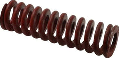Associated Spring Raymond - 1-1/2" Hole Diam, 3/4" Rod Diam, 5" Free Length, Red Die Spring - 680.8 Lb Max Deflection, 1.85" Max Deflection, Medium Heavy Duty, Chromium Alloy Steel - Industrial Tool & Supply
