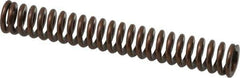 Associated Spring Raymond - 3/8" Hole Diam, 3/16" Rod Diam, 2-1/2" Free Length, Gold Die Spring - 41.3 Lb Max Deflection, 0.75" Max Deflection, Heavy Duty, Chromium Alloy Steel - Industrial Tool & Supply