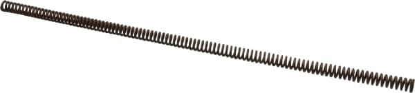 Associated Spring Raymond - 3/8" Hole Diam, 3/16" Rod Diam, 12" Free Length, Gold Die Spring - 43.2 Lb Max Deflection, 3.6" Max Deflection, Heavy Duty, Chromium Alloy Steel - Industrial Tool & Supply