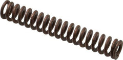 Associated Spring Raymond - 1/2" Hole Diam, 9/32" Rod Diam, 3" Free Length, Gold Die Spring - 66.6 Lb Max Deflection, 0.9" Max Deflection, Heavy Duty, Chromium Alloy Steel - Industrial Tool & Supply