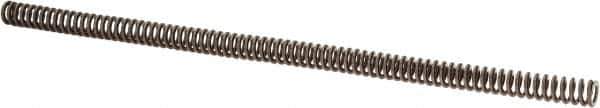 Associated Spring Raymond - 1/2" Hole Diam, 9/32" Rod Diam, 12" Free Length, Gold Die Spring - 57.6 Lb Max Deflection, 3.6" Max Deflection, Heavy Duty, Chromium Alloy Steel - Industrial Tool & Supply