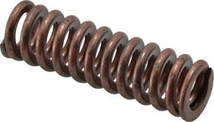 Associated Spring Raymond - 5/8" Hole Diam, 11/32" Rod Diam, 2" Free Length, Gold Die Spring - 124.8 Lb Max Deflection, 0.6" Max Deflection, Heavy Duty, Chromium Alloy Steel - Industrial Tool & Supply