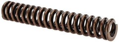 Associated Spring Raymond - 5/8" Hole Diam, 11/32" Rod Diam, 3-1/2" Free Length, Gold Die Spring - 128.1 Lb Max Deflection, 1.05" Max Deflection, Heavy Duty, Chromium Alloy Steel - Industrial Tool & Supply