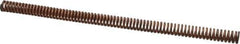 Associated Spring Raymond - 5/8" Hole Diam, 11/32" Rod Diam, 12" Free Length, Gold Die Spring - 108 Lb Max Deflection, 3.6" Max Deflection, Heavy Duty, Chromium Alloy Steel - Industrial Tool & Supply