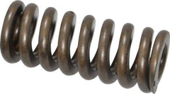 Associated Spring Raymond - 3/4" Hole Diam, 3/8" Rod Diam, 1-3/4" Free Length, Gold Die Spring - 315 Lb Max Deflection, 0.53" Max Deflection, Heavy Duty, Chromium Alloy Steel - Industrial Tool & Supply