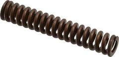 Associated Spring Raymond - 3/4" Hole Diam, 3/8" Rod Diam, 4" Free Length, Gold Die Spring - 300 Lb Max Deflection, 1.2" Max Deflection, Heavy Duty, Chromium Alloy Steel - Industrial Tool & Supply