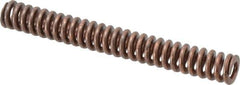 Associated Spring Raymond - 3/4" Hole Diam, 3/8" Rod Diam, 6" Free Length, Gold Die Spring - 288 Lb Max Deflection, 1.8" Max Deflection, Heavy Duty, Chromium Alloy Steel - Industrial Tool & Supply
