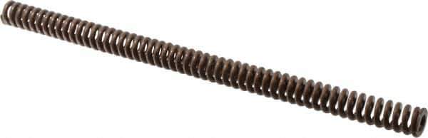 Associated Spring Raymond - 3/4" Hole Diam, 3/8" Rod Diam, 12" Free Length, Gold Die Spring - 288 Lb Max Deflection, 3.6" Max Deflection, Heavy Duty, Chromium Alloy Steel - Industrial Tool & Supply
