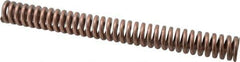 Associated Spring Raymond - 1-1/4" Hole Diam, 5/8" Rod Diam, 12" Free Length, Gold Die Spring - 748.8 Lb Max Deflection, 3.6" Max Deflection, Heavy Duty, Chromium Alloy Steel - Industrial Tool & Supply