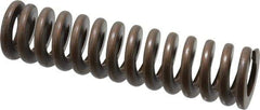Associated Spring Raymond - 1-1/2" Hole Diam, 3/4" Rod Diam, 6" Free Length, Gold Die Spring - 1051.2 Lb Max Deflection, 1.8" Max Deflection, Heavy Duty, Chromium Alloy Steel - Industrial Tool & Supply