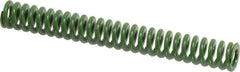 Associated Spring Raymond - 3/8" Hole Diam, 3/16" Rod Diam, 3" Free Length, Green Die Spring - 48.8 Lb Max Deflection, 0.75" Max Deflection, Extra Heavy Duty, Chromium Alloy Steel - Industrial Tool & Supply