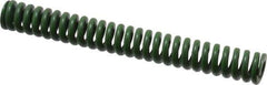 Associated Spring Raymond - 3/4" Hole Diam, 3/8" Rod Diam, 6" Free Length, Green Die Spring - 292.5 Lb Max Deflection, 1.5" Max Deflection, Extra Heavy Duty, Chromium Alloy Steel - Industrial Tool & Supply
