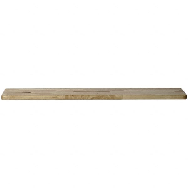Hallowell - 9-1/2" Wide x 1-1/4" High x 84" Deep, Locker Benchtop - Industrial Tool & Supply