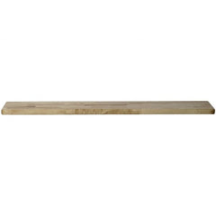 Hallowell - 9-1/2" Wide x 1-1/4" High x 84" Deep, Locker Benchtop - Industrial Tool & Supply