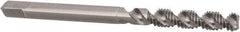 Hertel - #4-40 UNC, 3 Flute, 52° Helix, Bottoming Chamfer, Bright Finish, High Speed Steel Spiral Flute STI Tap - 2" OAL - Exact Industrial Supply