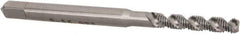 Hertel - #2-56 UNC, 3 Flute, 52° Helix, Bottoming Chamfer, Bright Finish, High Speed Steel Spiral Flute STI Tap - 1-7/8" OAL - Exact Industrial Supply