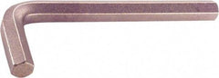 Ampco - 30mm Hex, Long Arm, Nonsparking Hex Key - 280mm OAL, Nickel Aluminum Bronze, Metric System of Measurement - Industrial Tool & Supply
