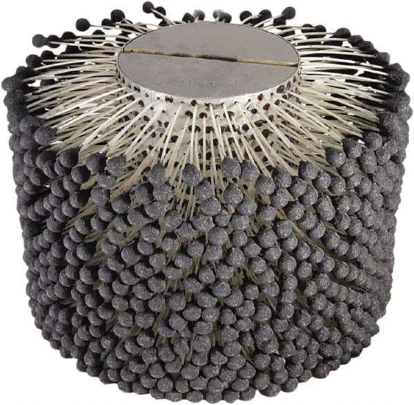 Brush Research Mfg. - 11-1/2" to 12" Bore Diam, 120 Grit, Silicon Carbide Flexible Hone - Coarse, 34" OAL - Industrial Tool & Supply
