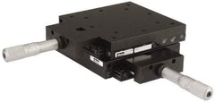 Parker - 50 Kg Capacity, M6 Mount Hole, 25mm Travel, Precision Ball Bearing Table with Center Drive - X-Y Stage, 12 Mounting Holes, 127mm Long x 127mm Wide x 25.4mm High - Industrial Tool & Supply