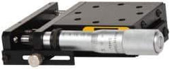 Parker - 29 Kg Capacity, M5 Mount Hole, 25mm Travel, Precision Ball Bearing Table with Side Drive - Single Axis, 8 Mounting Holes, 65mm Long x 66-1/2mm Wide x 25.4mm High - Industrial Tool & Supply