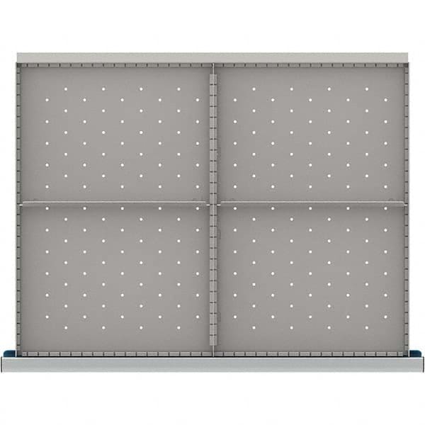 LISTA - 4-Compartment Drawer Divider Layout for 3.15" High Drawers - Industrial Tool & Supply