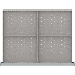 LISTA - 4-Compartment Drawer Divider Layout for 3.15" High Drawers - Industrial Tool & Supply