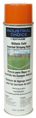 Rust-Oleum - 17 fl oz Orange Field Marking Paint - 100' to 200' Coverage at 3" Wide, Water-Based Formula - Industrial Tool & Supply