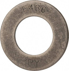 Value Collection - 1-1/2" Screw, Grade SAE 1035-1050 Steel Structural Flat Washer - 1-5/8" ID x 3" OD, Plain Finish - Industrial Tool & Supply