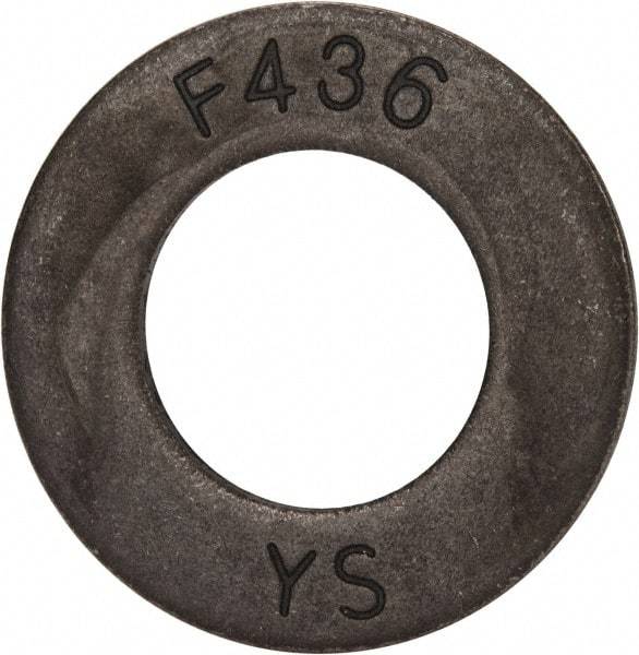 Value Collection - 7/8" Screw, Grade SAE 1035-1050 Steel Structural Flat Washer - 15/16" ID x 1-3/4" OD, Plain Finish - Industrial Tool & Supply